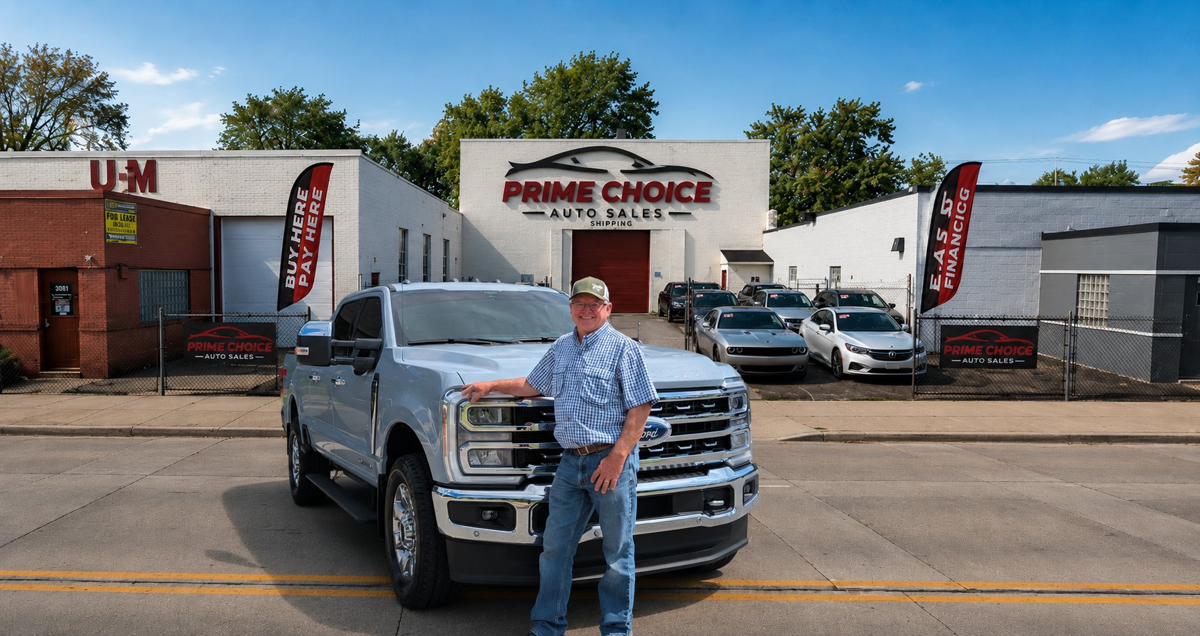 Customer with Ford F-250